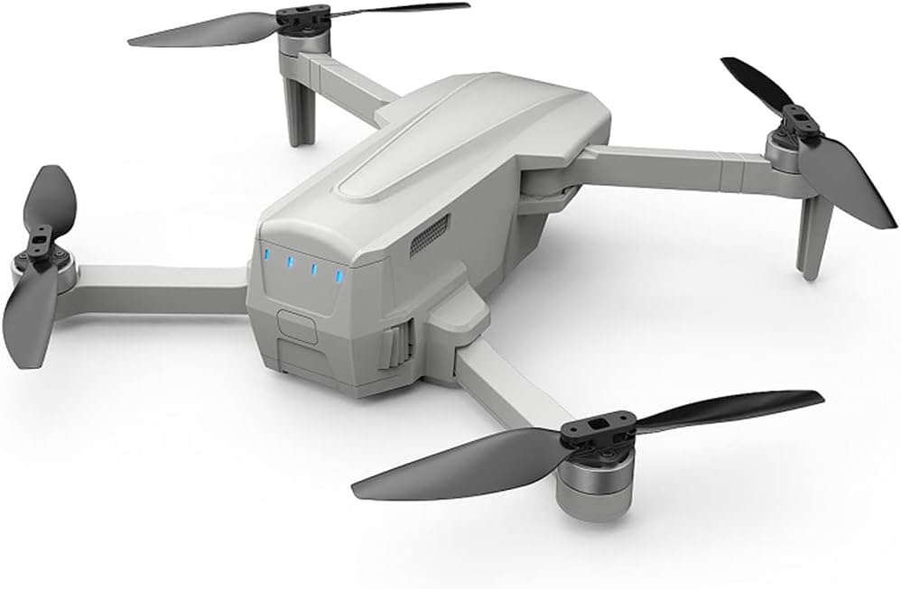 Brushless Drone with 4K Full HD Camera GPS, Foldable Quadcopter WiFi 5G Dron 3-Axis Adjustable Gimba RC Airplane with 2 Batteries Portable Bag, Smart Follow, 25mins Flight Time