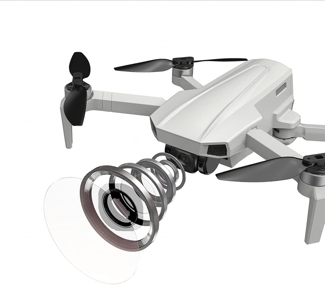 Brushless Drone with 4K Full HD Camera GPS, Foldable Quadcopter WiFi 5G Dron 3-Axis Adjustable Gimba RC Airplane with 2 Batteries Portable Bag, Smart Follow, 25mins Flight Time