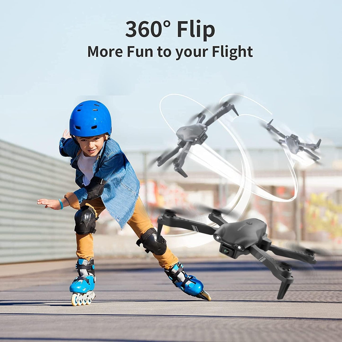 4DRC V13 Drone for kids Adults with 1080P HD FPV Camera, Foldable Mini RC Quadcopter With Waypoint, Functions,Headless Mode,Altitude Hold,Gesture Selfie,3D Flips,Beginners Toys Gifts