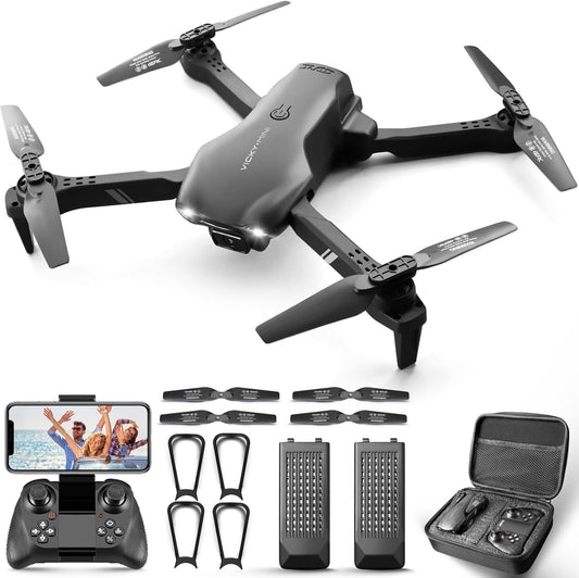 4DRC V13 Drone for kids Adults with 1080P HD FPV Camera, Foldable Mini RC Quadcopter With Waypoint, Functions,Headless Mode,Altitude Hold,Gesture Selfie,3D Flips,Beginners Toys Gifts